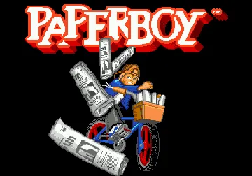 Paperboy (Japan) screen shot title